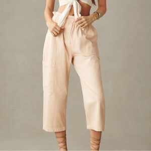 Anthropologie Paperbag Crop Pants Medium